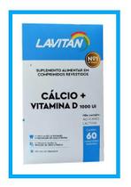 Lavitan Calcio Vitamina D 1000Ui 60 Comprimidos - Cimed