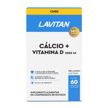 Lavitan Cálcio + Vitamina D 600mg 60 Comprimidos - CIMED