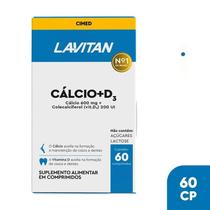 Lavitan Calcio+ Vitamina D3 200UI C/60 Comprimidos Cimed Lavitan Calcio+ Vitamina D3 200UI C/60 Comprimidos Cimed
