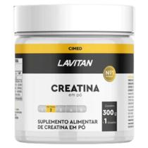 Lavitan Creatina Pó 300g Pote Cimed Sabor Sem Sabor