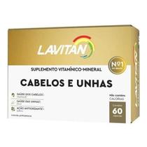 Lavitan Hair C/ 60 Cápsulas Nutrição Capilar E Unhas