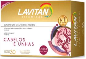 Lavitan Hair Cabelos Unhas c/30 dourado