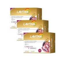 Lavitan Hair Cimed Cabelos e Unhas Kit 3x 60 Capsula