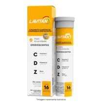 Lavitan Imunidade CDZ com 16 Comprimidos Efervescentes Sabor Laranja