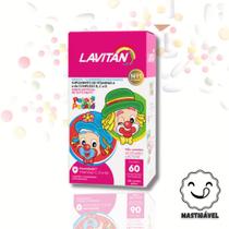 Lavitan Infantil Mastigável Tuti Fruti Vitaminas crianças 60