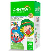 Lavitan Kids Comp. Mastigável 60 Caps - Frutas - Cimed