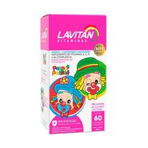 Lavitan Kids Suplemento de Vitaminas A + C + D e Complexo B Sabor Tutti-Frutti Lavitan 60 Cápsulas