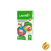 Lavitan Kids Uva, Lima Limão e Laranja 60 Comprimidos Mastigaveis
