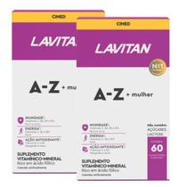 Lavitan mulher az kit com 2 caixas de 60 comprimidos cimed vitaminas