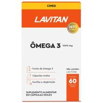 Lavitan Omega 3 1000mg 60 Capsulas Suplemento Alimentar