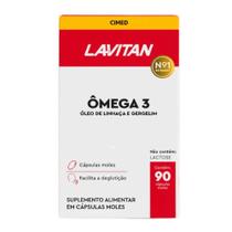 Lavitan Omega 3 6 E 9 Oléo De Linhaça E Gergelim 90 Cápsula