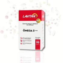 Lavitan Omega 3 mais Vitaminas 90 capsulas multivitaminicos