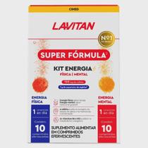 Lavitan Super Formula Kit Energia Fisica e Mental 10 Comprimidos cada