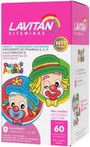 Lavitan Suplemento Vitamínico Infantil Kids Tutti Frutti Mastigáveis Cimed - 60 Comprimidos