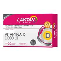 Lavitan Vitamina D 1.000UI com 30 Comprimidos