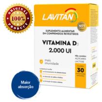 Lavitan vitamina d 2.000ui 30 comp rev mais imunidade - CIMED