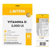 Lavitan Vitamina D3 2.000 UI 30 cápsulas OSSOS E DENTES Lavitan Vitamina D3 2.000 UI 30 cápsulas OSSOS E DENTES
