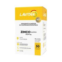 lavitan zinco quelato 29,59mg Suplemento Alimentar 30cp cimed