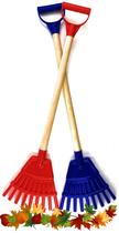 Lawn Rakes Matty's Toy Stop Heavy Duty Wooden Kids 30,5 cm, pacote com 2