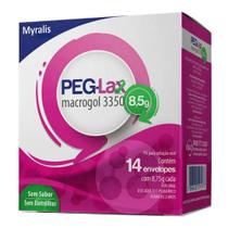 Laxante Peg-Lax 8,5g Sem Sabor 14 Envelopes - Myralis Laxante Peg-Lax 8,5g Sem Sabor 14 Envelopes - Myralis