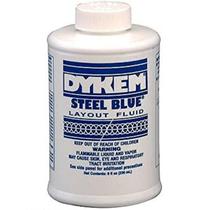 Layout: Fluid Dykem Blue, lata de 237 ml com escova Machinist Metal Layout: Fluid Dykem Blue, lata de 237 ml com escova Machinist Metal