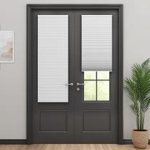 LazBlinds Cortinas Celulares Sem Furo e Sem Cabos para Portas, 22" L x 78" A, Branco LazBlinds Cortinas Celulares Sem Furo e Sem Cabos para Portas, 22" L x 78" A, Branco