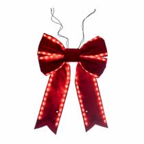 Lazo Navideño Vickerman de Terciopelo Rojo para Exterior 18x23 cm Lazo Navideño Vickerman de Terciopelo Rojo para Exterior 18x23 cm