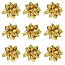 Lazos Decorativos DYSHIPEN 24 unidades de 9 cm Dorados para Fiestas y Celebraciones