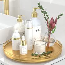 Lazy Susan Oroyutor 13 em madeira de carvalho dourado para tampo de mesa