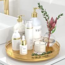 Lazy Susan Oroyutor Madeira de carvalho dourado de 12 polegadas para tampo de mesa