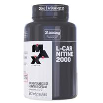 Lcarnitine 2000mg 60 Cápsulas Max Titanium