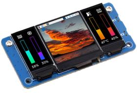 LCD HAT Waveshare Triple para Raspberry Pi 5/4B/3B+/ 3B/Zero