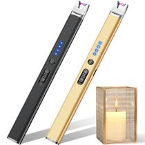 LcFun Kit com 2 Isqueiros de Arco de Plasma Recarregáveis via USB LcFun Kit com 2 Isqueiros de Arco de Plasma Recarregáveis via USB