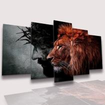 lConjunto Quadro Decorativo Mosaico Com Foto Personalizado Jesus Cristo Leão de Juda PVC Decoração para Sala de Jantar Quarto Casal lConjunto Quadro Decorativo Mosaico Com Foto Personalizado Jesus Cristo Leão de Juda PVC Decoração para Sala de Jantar Quarto Casal