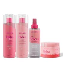 Le Charmes Hidra Glow Kit Shampoo + Cond + Máscara + Óleo Tratamento Le Charmes Hidra Glow Kit Shampoo + Cond + Máscara + Óleo Tratamento
