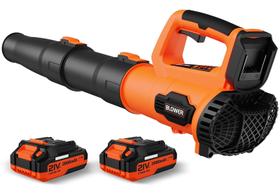 Leaf Blower LEAPUL 21V elétrico sem fio com 2 baterias