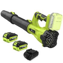 Leaf Blower SIX CRAFTSMEN 21V elétrico sem fio com 2 baterias