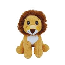 Leão de Pelúcia Safari 30cm Fizzy Toys Macio e Fofo com Olhos Bordados Leão de Pelúcia Safari 30cm Fizzy Toys Macio e Fofo com Olhos Bordados