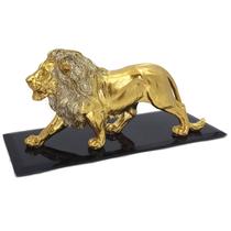 Leão Decorativo Em Resina Rei Estatueta Decoração LEO01Aesp - Luthi Comércio de Presentes