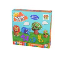 Leão Massinha Mania Bichos - DM TOYS DMT6632 Leão Massinha Mania Bichos - DM TOYS DMT6632
