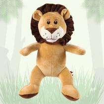 Leão Pelúcia Rei Da Selva Safari 30cm Almofada Para Nicho De Bebê Atacado Realista Brinquedo Pesente
