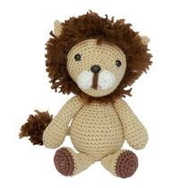 Leão Rick Amigurumi Crochê Quarto Bebê Infantil Unissex