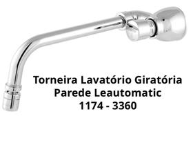 Leão Torneira para Lavatório Automática Parede Arejador Art - 22476 Leão Torneira para Lavatório Automática Parede Arejador Art - 22476
