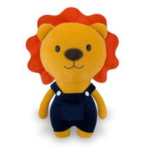 Leãozinho de Pelúcia Plush 30cm Animalzinho Safari Selva