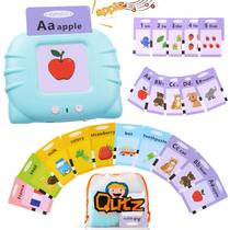Learning Flash Cards QuTz ABC para crianças de 2 a 4 anos com leitor de cartão Learning Flash Cards QuTz ABC para crianças de 2 a 4 anos com leitor de cartão