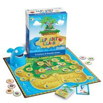 Learning Resources Alphabet Island, Letter &amp Sounds Game, Language Development Toy, Alphabet Learning Toys, ABC Board Games for Kids, Ages 4+