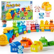 Learning Toy Play-Act Learning Farm Train com 9 animais de fazenda