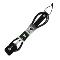 Leash Cordinha Farms 10' x 8 mm Sup Longboard Estrepe Surf Cor:Preto Leash Cordinha Farms 10' x 8 mm Sup Longboard Estrepe Surf Cor:Preto