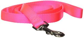 Leash Hamilton Pet & Equine, nylon de 3/4 polegadas, 1,2 m de comprimento, rosa choque