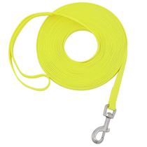Leash Qiaosite, impermeável, durável, para treinamento de cães, 4,5 m, amarela